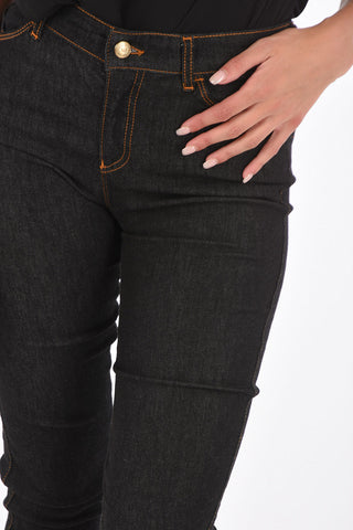 EMPORIO Logo Embroidered  J18 Slim Fit Jeans