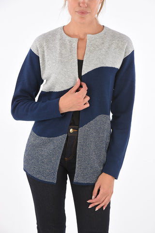 ARMANI EXCHANGE Lurex Detailed No Button Cardigan