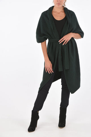 ARMANI EXCHANGE Long-Line Belted Cardigan
