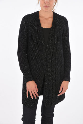 ARMANI EXCHANGE Lurex Crochet Cardigan