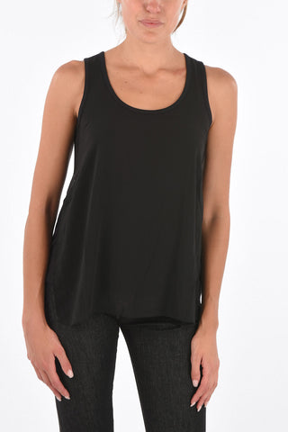 ARMANI EXCHANGE Stretch Fabric Asymmetrical Tank Top