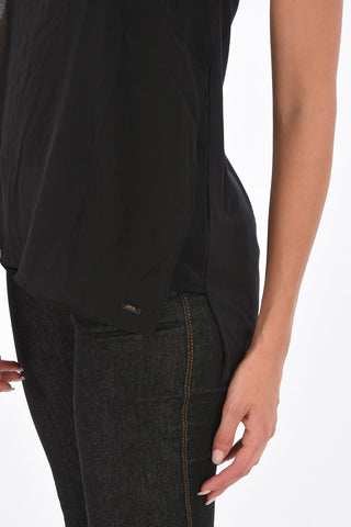 ARMANI EXCHANGE Stretch Fabric Asymmetrical Tank Top