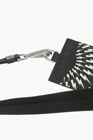 Portacarte THUNDERBOLT FAIRISLE in pelle