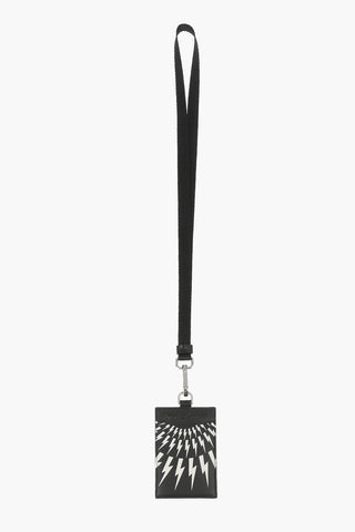 Portacarte THUNDERBOLT FAIRISLE in pelle