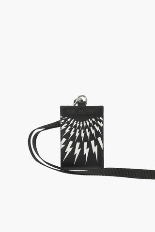 Portacarte THUNDERBOLT FAIRISLE in pelle