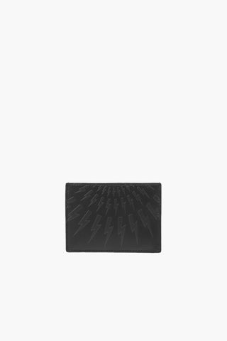 Leather THUNDERBOLT FAIRISLE Card holder