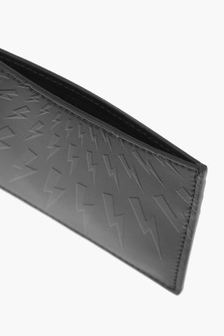 Leather THUNDERBOLT FAIRISLE Card holder