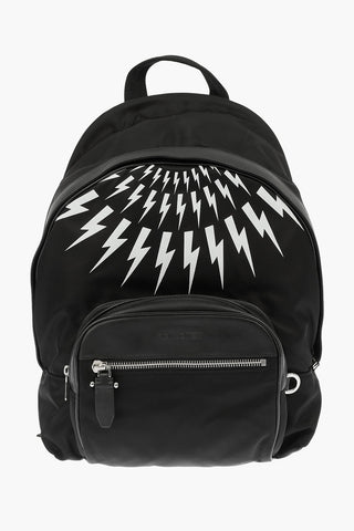 Thunderbolt printed Backpack