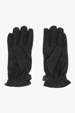 Textured Leather gloves
