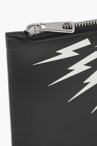 Pouch THUNDERBOLT FAIRISLE in Pelle