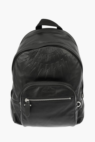 Leather THUNDERBOLT FAIRISLE Backpack