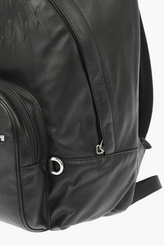 Leather THUNDERBOLT FAIRISLE Backpack