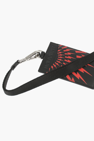 Leather THUNDERBOLT FAIRISLE Card holder