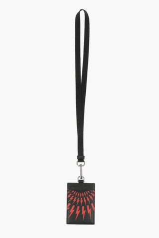 Leather THUNDERBOLT FAIRISLE Card holder