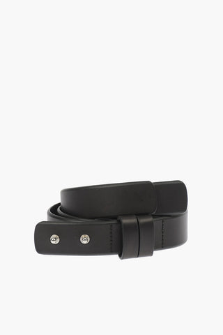 30mm Leather ANTI-METAL DETECTOR Belt