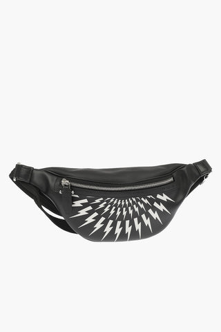 Leather THUNDERBOLT FAIRISLE Bum Bag