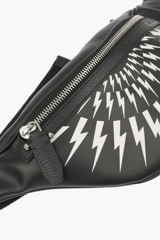 Leather THUNDERBOLT FAIRISLE Bum Bag
