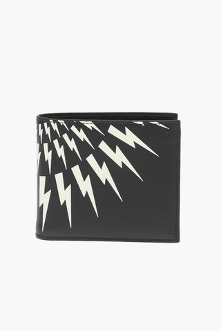 Leather THUNDERBOLT FAIRISLE wallet