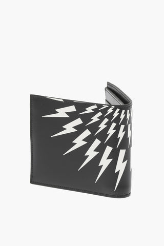 Leather THUNDERBOLT FAIRISLE wallet