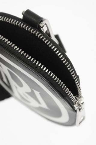 Porta monete Monogram in pelle