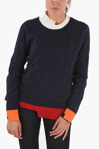 ARMANI EXCHANGE Argyle Turtleneck Sweater
