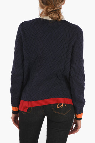 ARMANI EXCHANGE Argyle Turtleneck Sweater