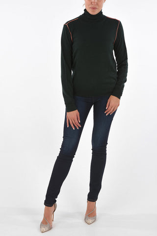 ARMANI EXCHANGE Virgin Wool blend Turtleneck Sweater