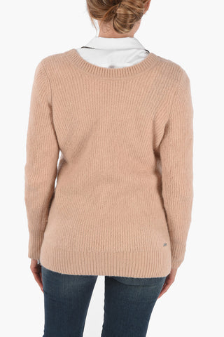 ARMANI EXCHANGE Mohair Blend V-Neck Sweater