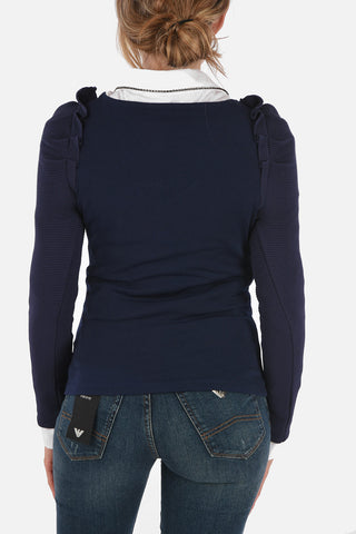 ARMANI EXCHANGE Ribbed Sleeve Sweater