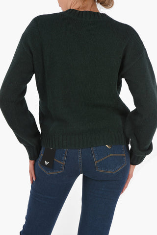 ARMANI EXCHANGE Cable Knit Crew-Neck Sweater