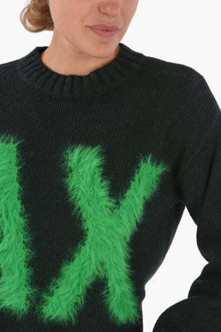 ARMANI EXCHANGE Cable Knit Crew-Neck Sweater