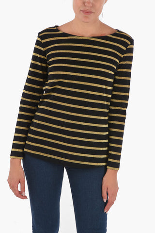 ARMANI EXCHANGE Glittered Striped Sweater