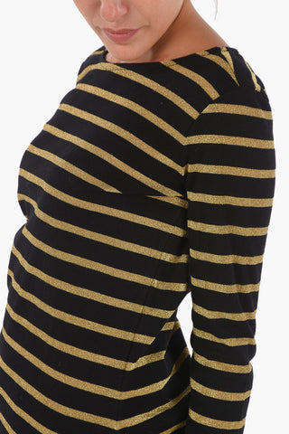 ARMANI EXCHANGE Glittered Striped Sweater
