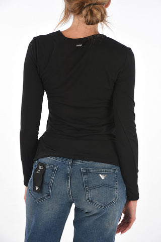 ARMANI EXCHANGE Maglia Scollo a V con Paillettes