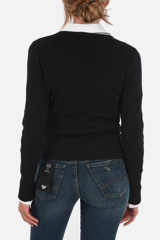 ARMANI EXCHANGE Cotton V-Neck Sweater