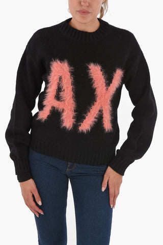ARMANI EXCHANGE Cable Knit Turtleneck Sweater