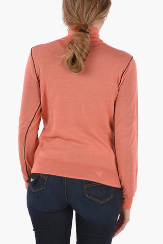 ARMANI EXCHANGE Virgin Wool blend Turtleneck Sweater