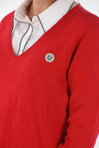 ARMANI EXCHANGE Cotton V-Neck Sweater