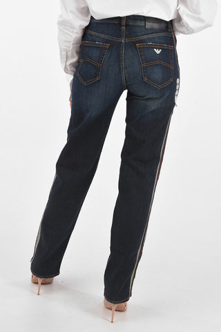 EMPORIO Regular Fit Piping Jeans