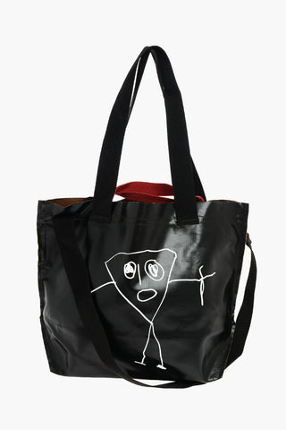 ONE OFF Printed Waxed Textile Tote Bag