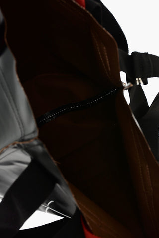 ONE OFF Printed Waxed Textile Tote Bag