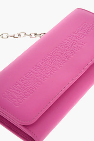 205W39NYC Leather Wallet with Shoulder Chain