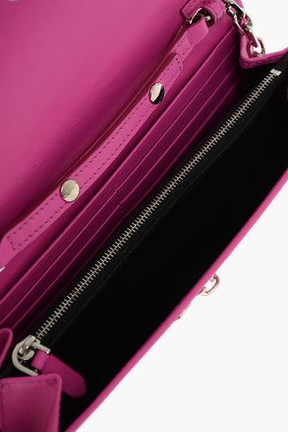 205W39NYC Leather Wallet with Shoulder Chain