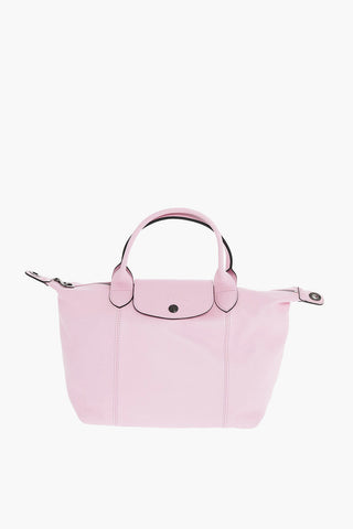 Leather LE PLIAGE Tote Bag with Removable Shoulder Strap