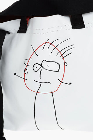 ONE OFF Printed Waxed Textile Tote Bag