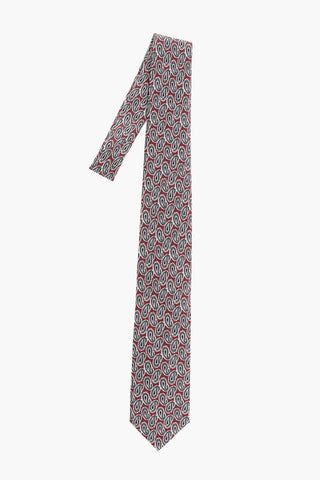 paisley printed Silk Scarf