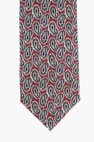 paisley printed Silk Scarf