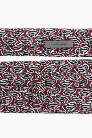 Cravatta in Seta Stampa Paisley