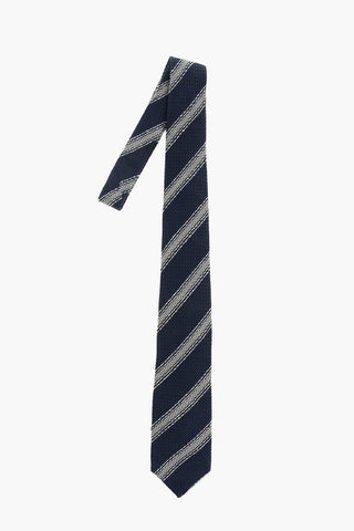 regimental striped Jacquard Tie