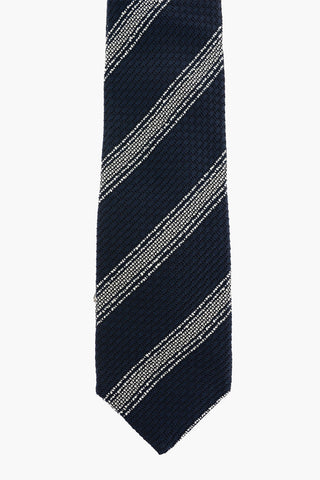 regimental striped Jacquard Tie